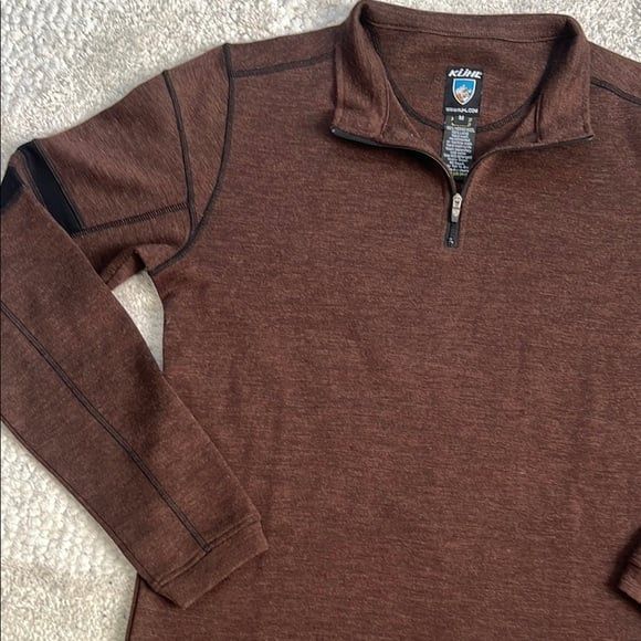 KÜHL TEAM MERINO 1/4 ZIP brown - Picture 5 of 11
